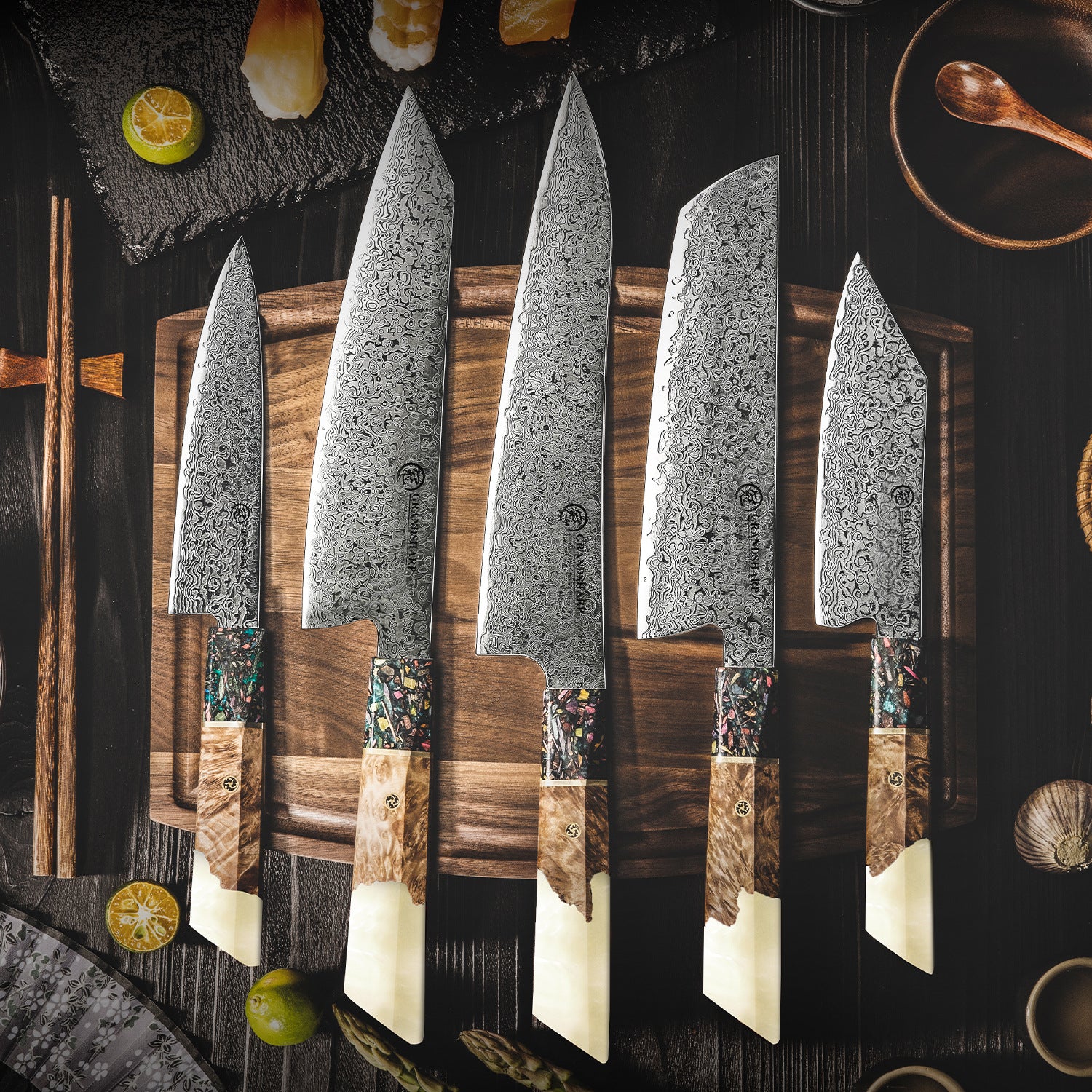EdgeMaster™ Damascus Chef Knife