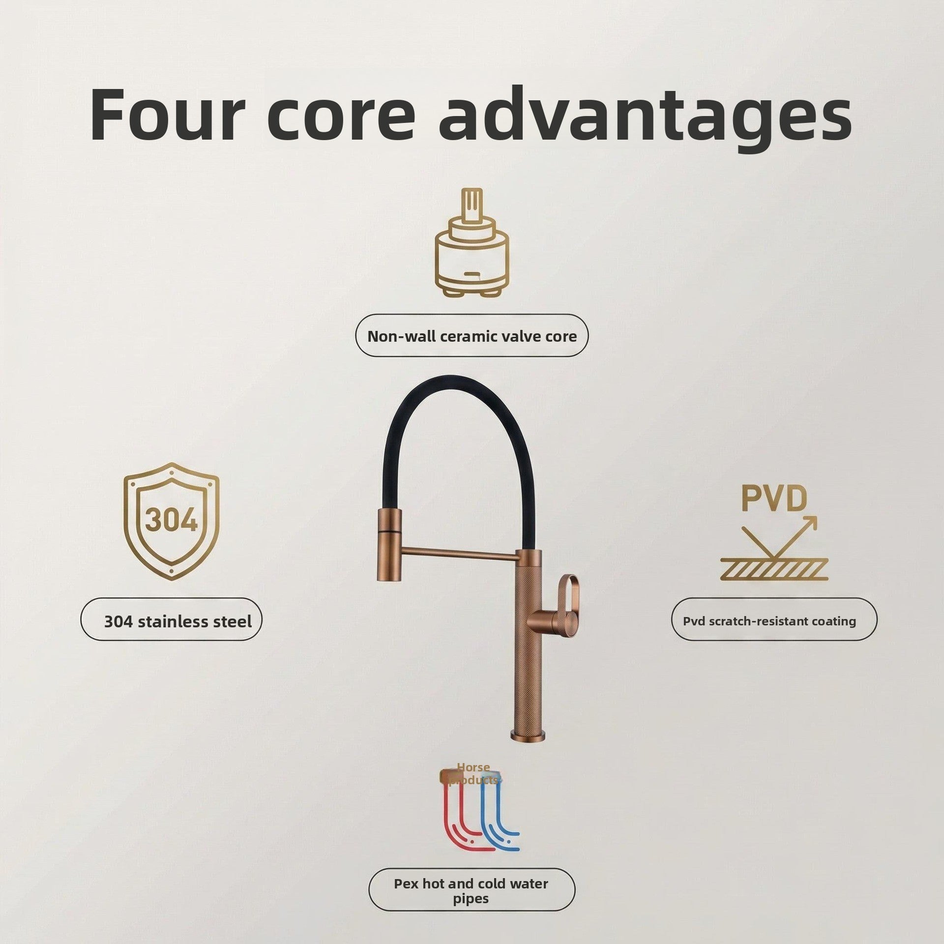 FlexFlow™ Pull-Out Kitchen Faucet