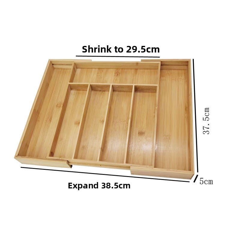 FlexStore™ Bamboo Drawer Organizer