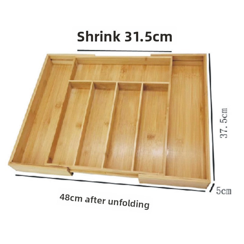 FlexStore™ Bamboo Drawer Organizer