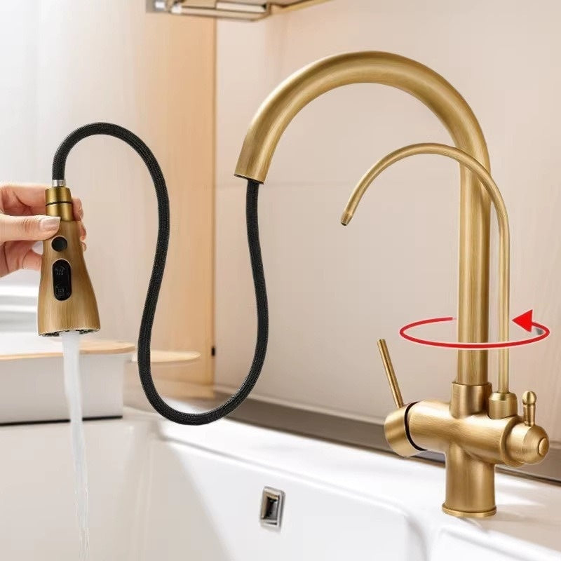 HeritageFlow™ Copper Kitchen Faucet