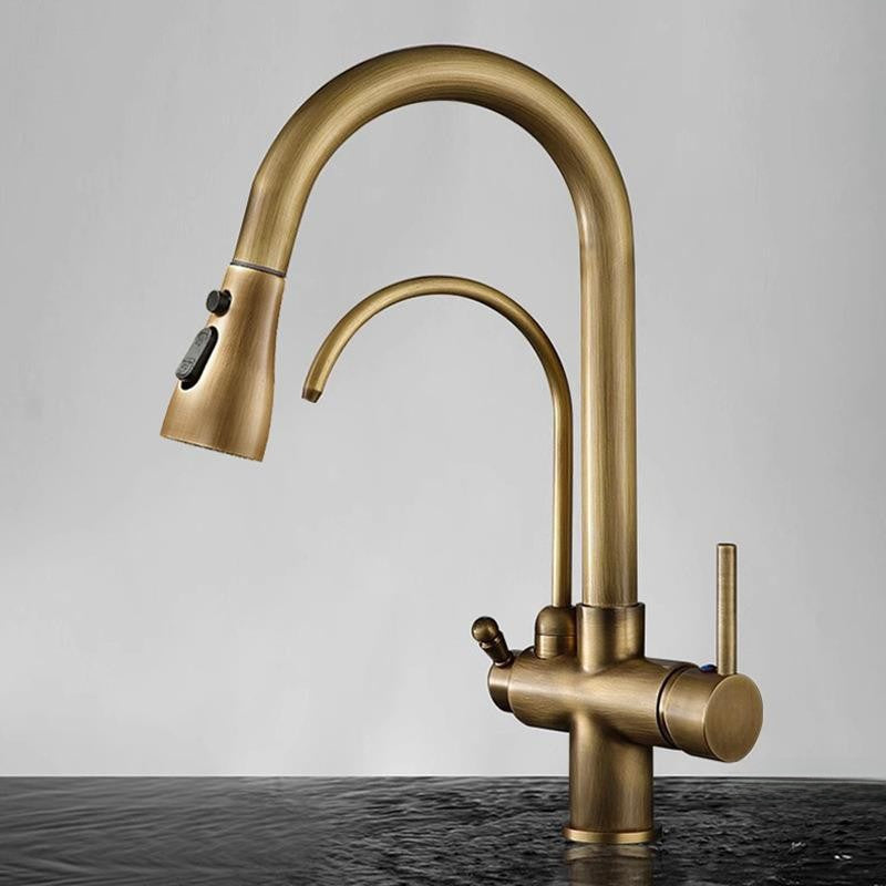 HeritageFlow™ Copper Kitchen Faucet