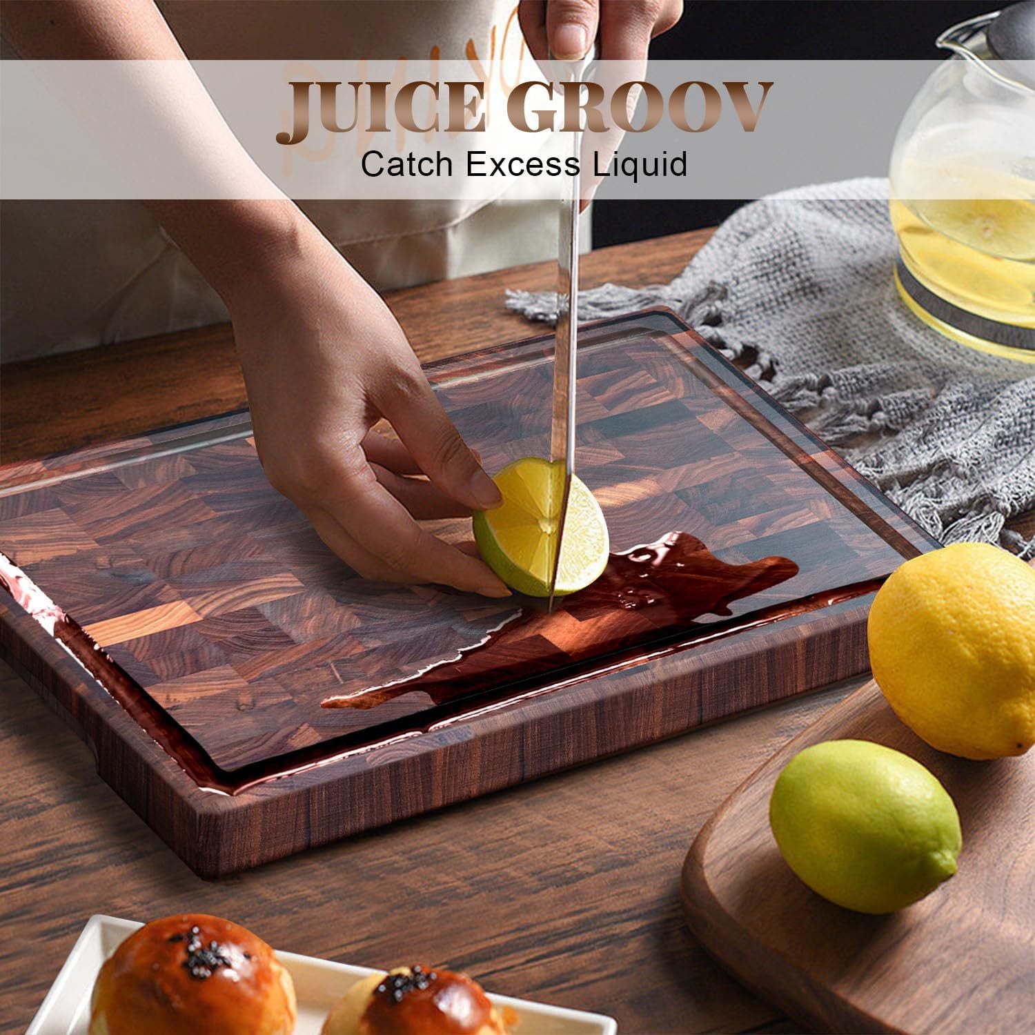 WalnutCraft™ Premium Cutting Board