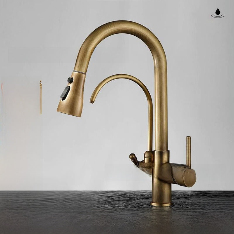 HeritageFlow™ Copper Kitchen Faucet